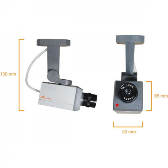 Camara Falsa Seguridad Dummy Simulada NIVIAN