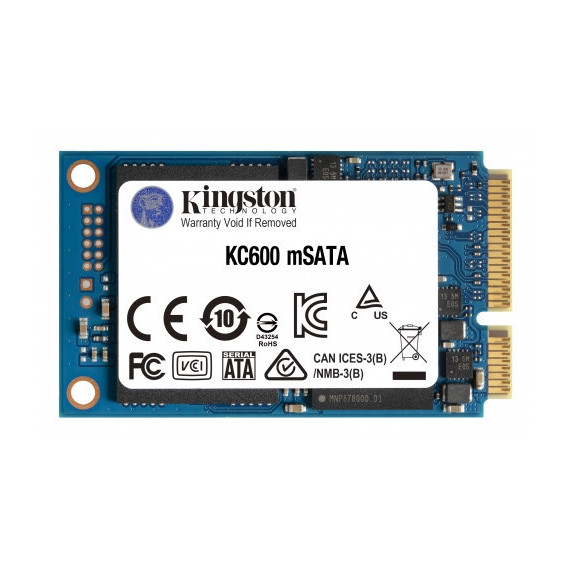 Disco Duro Ssd Msata KINGSTON 256 Gb KC600 3D Tlc Sata Iii