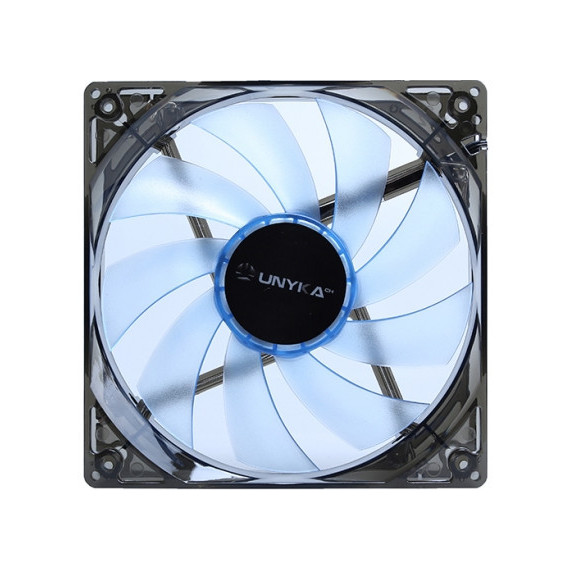 Ventilador Adicional Carcasa UNYKA Led Azul 12X12