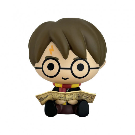 Hucha Chibi Harry Potter con el Mapa del Merodeador