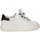 Talon Negro Deportivo Piel Blanco  KATE SPADE