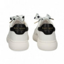 Talon Negro Deportivo Piel Blanco  KATE SPADE