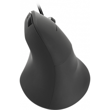 Ratón vertical ergonómico PIAVO - USB, negro