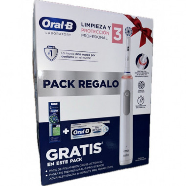 ORAL B CEPILLO DENTAL ELECTRICO LIMPIEZA PROFESIONAL 3 1UNIDAD