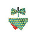 FUZZYARD perro pajarita y bandana Merry Quackmas S/M