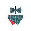 FUZZYARD perro pajarita y bandana I Heart Candy Canes S/M