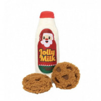 FUZZYARD perro juguete Jolly Milk & Cookies 3PK