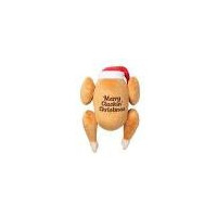 FUZZYARD perro juguete Merry Cluckin' Christmas L