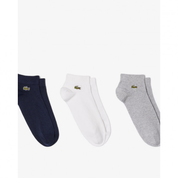 Pack de 3 calcetines bajos de Lacoste