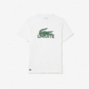 Camiseta deportiva de algodón Ultra Dry de Lacoste