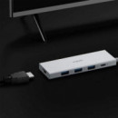 XIAOMI 5-IN-1 Type-c Hub Usb-c+ USB 3.0X3 + HDMI Plata (8804GL)