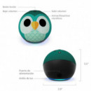 Amazon Echo Dot Kids 5ª Gen. Altavoz Bluetooth Inteligente Buho