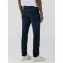 Vaqueros Hombre Vaqueros Replay Slim Anbass Dark Blue