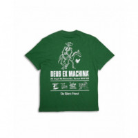 Camisetas Hombre Camiseta DEUS EX MACHINA Boscombe Address Hillside Green