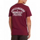 Camisetas Hombre Camiseta DEUS EX MACHINA Camperdown Address Rhodo