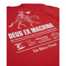 Camisetas Hombre Camiseta DEUS EX MACHINA Camperdown Address Valiant Red