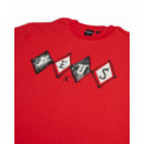 Camisetas Hombre Camiseta DEUS EX MACHINA Full House Valiant Red