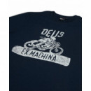 Camisetas Hombre Camiseta DEUS EX MACHINA Old Turps Navy