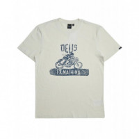 Camisetas Hombre Camiseta DEUS EX MACHINA Old Turps Vintage White