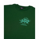 Camisetas Hombre Camiseta DEUS EX MACHINA Sound Off Hillside Green