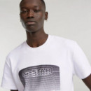 G-Star Raw Denim Camisetas Hombre Camiseta G-STAR Stacked Old Skool Logo