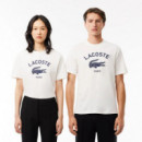 Camisetas Hombre Camiseta LACOSTE con Estampado Corte Clásico