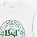 Camisetas Hombre Camiseta LACOSTE de Punto Jersey y Corte Holgado