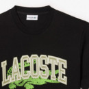 Camisetas Hombre Camiseta LACOSTE Punto Jersey Black