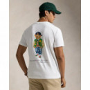 Camisetas Hombre Camiseta POLO RALPH LAUREN Classic Fit Polo Bear Jersey White