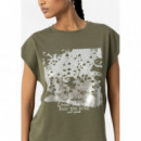 camisetas mujer Camiseta TIFFOSI Madrid 14 Patina Green