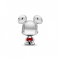 Pandora Disney Charm en plata de ley Mckey Mouse con Pantalones Rojos 798905C01