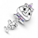 Pandora Disney Disney Charm Colgante en plata de ley Sra Potts y Chip La Bella y la Bestia de 799015C01