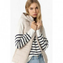 Chaquetas Mujer Chaleco TIFFOSI Eve Beige