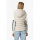 Chaquetas Mujer Chaleco TIFFOSI Eve Beige