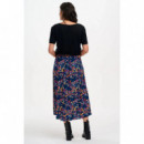 Sugarhill Brighton Falda SUGARHILL Zora Navy Midnight Woodland