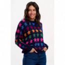 Sugarhill Brighton Jerséis y Sudaderas Jersey SUGARHILL Annalee Large Star Repeat