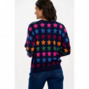 Sugarhill Brighton Jerséis y Sudaderas Jersey SUGARHILL Annalee Large Star Repeat