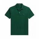 Polos Polo de Hombre POLO RALPH LAUREN Slim Fit Mesh Vintage Pine Green