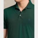 Polos Polo de Hombre POLO RALPH LAUREN Slim Fit Mesh Vintage Pine Green