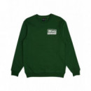 Jerséis y Sudaderas Sudadera DEUS EX MACHINA Nice To See You Crew Hillside Green