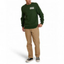 Jerséis y Sudaderas Sudadera DEUS EX MACHINA Nice To See You Crew Hillside Green