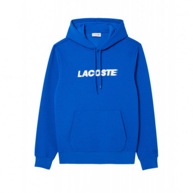 Jerséis y Sudaderas Sudadera LACOSTE con Capucha Estampada Azul