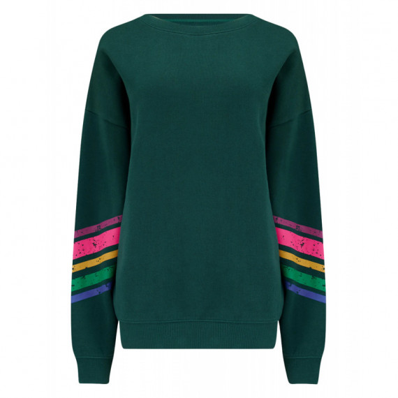 Sugarhill Brighton Jerséis y Sudaderas Sudadera SUGARHILL Eadie Dark Green