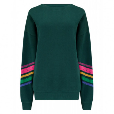 Sugarhill Brighton Jerséis y Sudaderas Sudadera SUGARHILL Eadie Dark Green