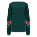 Sugarhill Brighton Jerséis y Sudaderas Sudadera SUGARHILL Eadie Dark Green