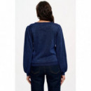 Sugarhill Brighton Jerséis y Sudaderas Sudadera SUGARHILL Tiff Navy Cherry Good