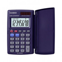 CASIO Calculadora Pequeña Digital HL-8VERA Solar y Pilas