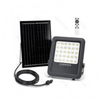 AIGOSTAR Foco Solar Con Mando 50W 500Lm Luz Fria