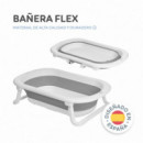 Bañera Plegable Bebé Flex Gris + Cojín  INNOVACIONES MS