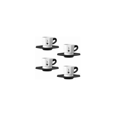 Set de 4 Tazas Octogonales Bialetti